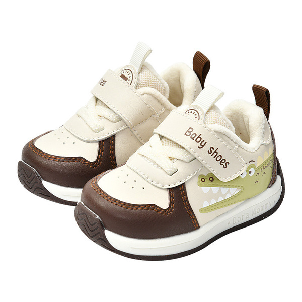 Baby Toddler Winter Shoes – Soft Sole & Fleece-Lined (0–3 Years)